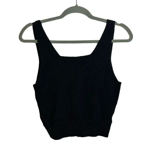 Nwt Lou & Grey Black Knit Sweater Tank - Picture 1 of 6